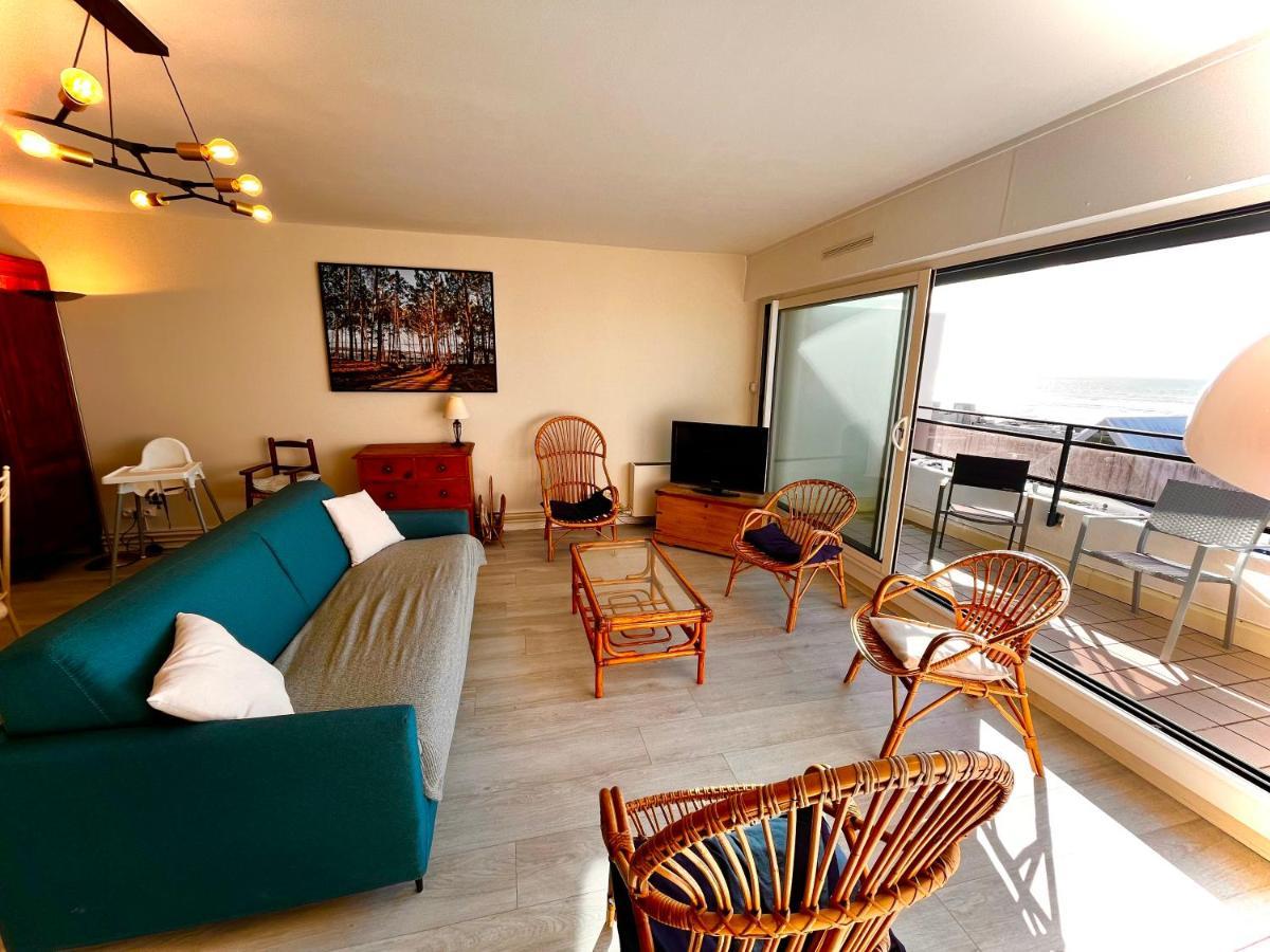 Appt Traversant Vu Mer Et Dunes Avec Garage Le Touquet Exterior foto