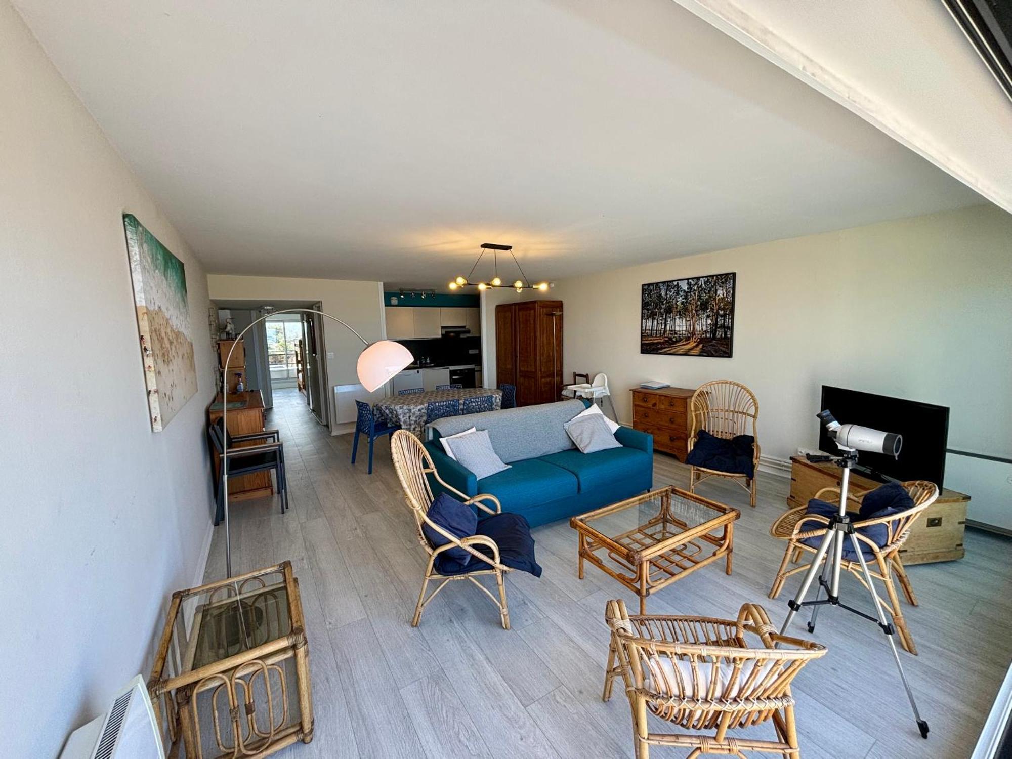 Appt Traversant Vu Mer Et Dunes Avec Garage Le Touquet Exterior foto