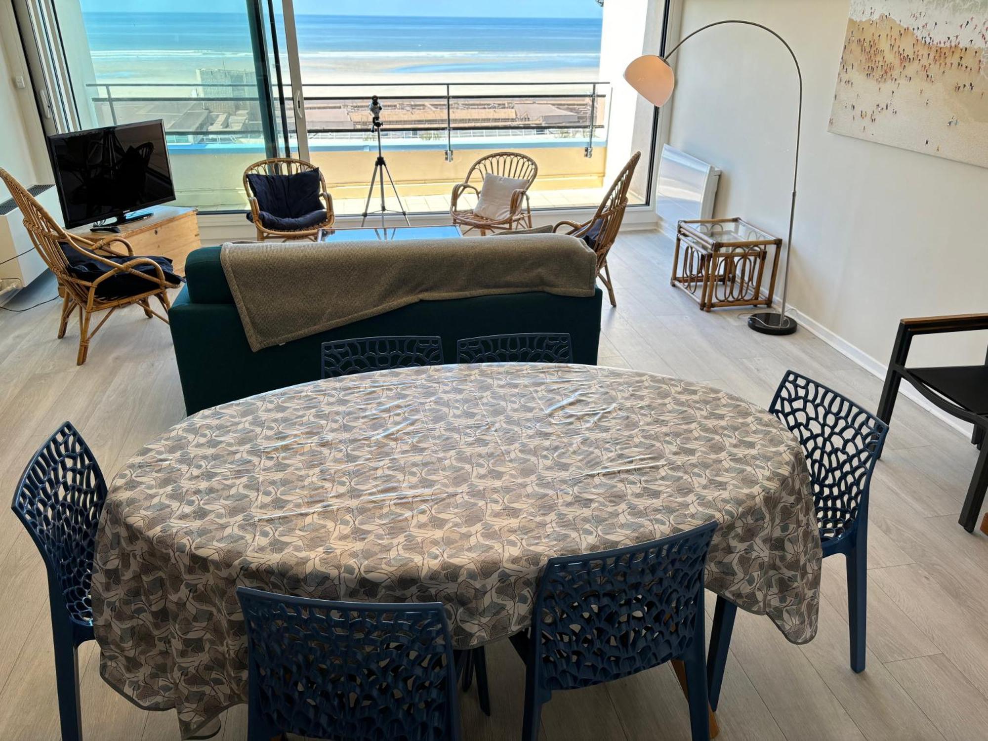 Appt Traversant Vu Mer Et Dunes Avec Garage Le Touquet Exterior foto