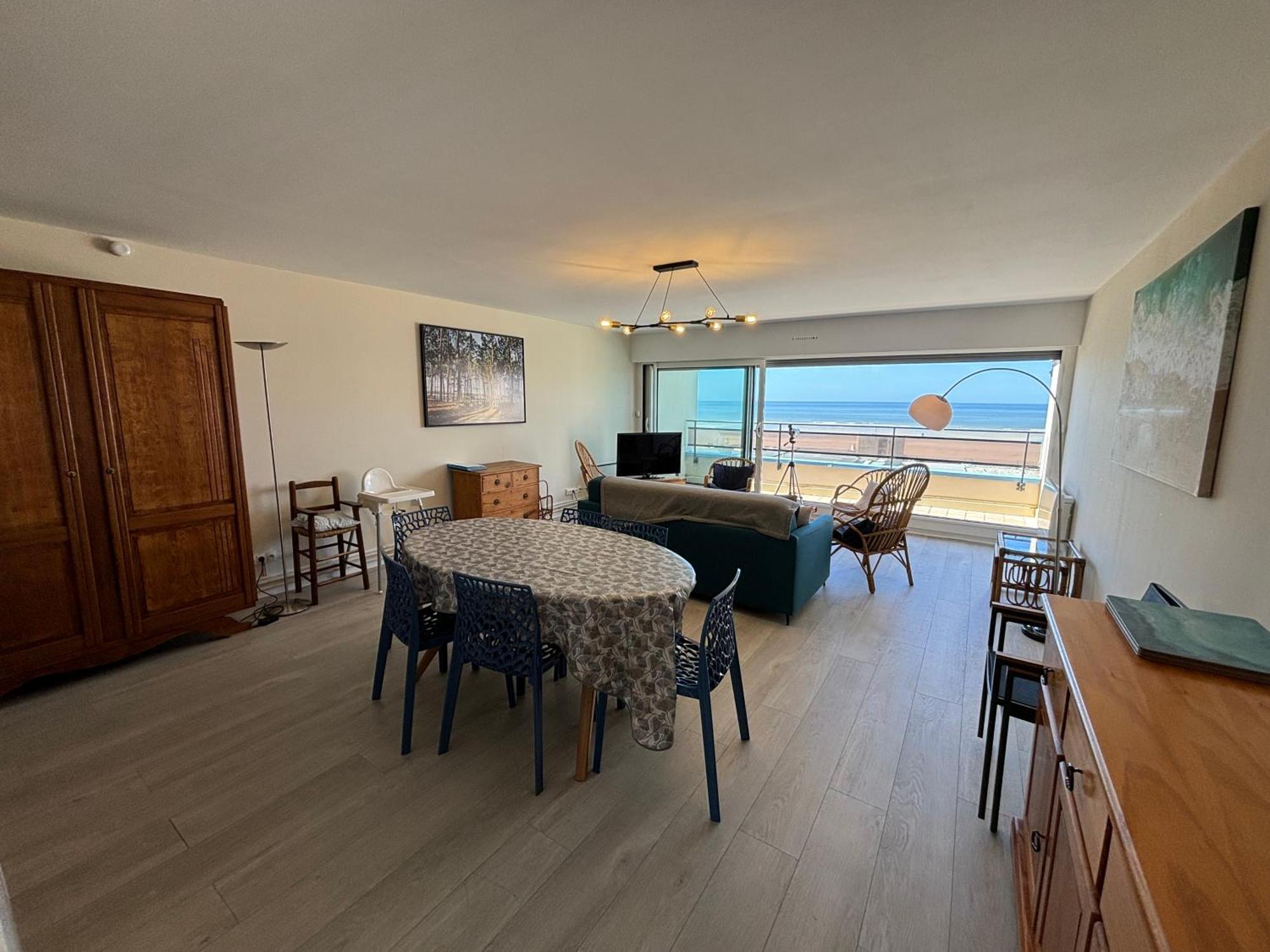Appt Traversant Vu Mer Et Dunes Avec Garage Le Touquet Exterior foto