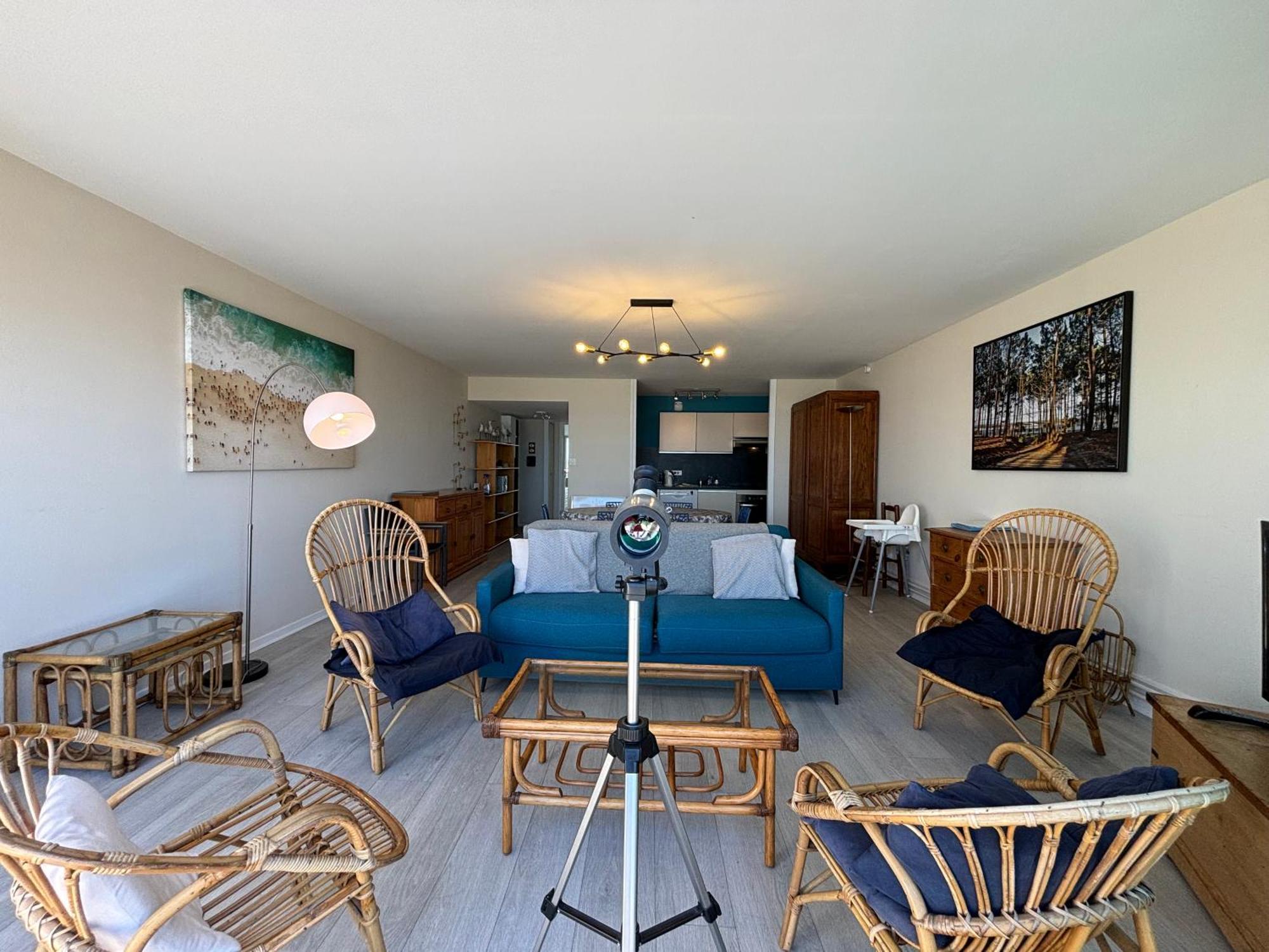 Appt Traversant Vu Mer Et Dunes Avec Garage Le Touquet Exterior foto